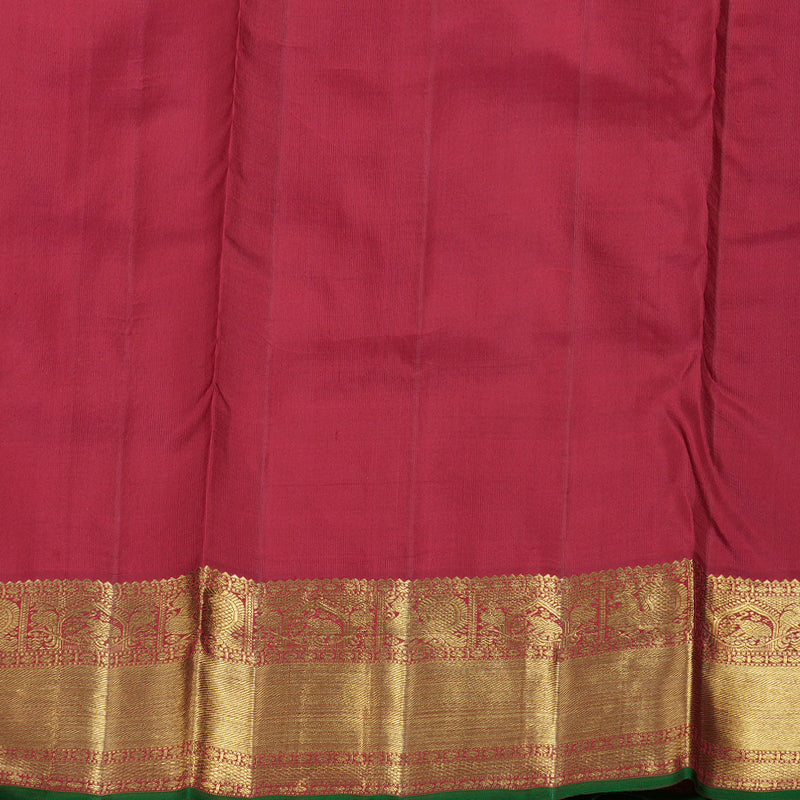 Hayagrivas Handloom Koorai  Maroon Ten Yards Silk Saree BD420-SBS