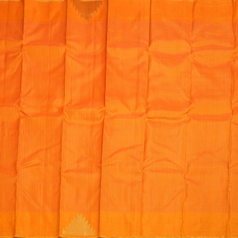 Hayagrivas Mango Yellow Kanjivaram Silk Saree BD421-SBS