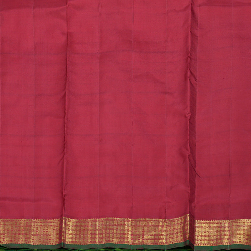 Hayagrivas Mango Yellow Veldhari Handloom Ten Yards Silk Saree BD423-SBS