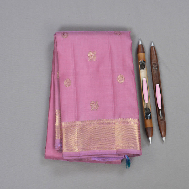 Hayagrivas Lilac Colour Handloom Kanjivaram Silk Saree BD434-SBS