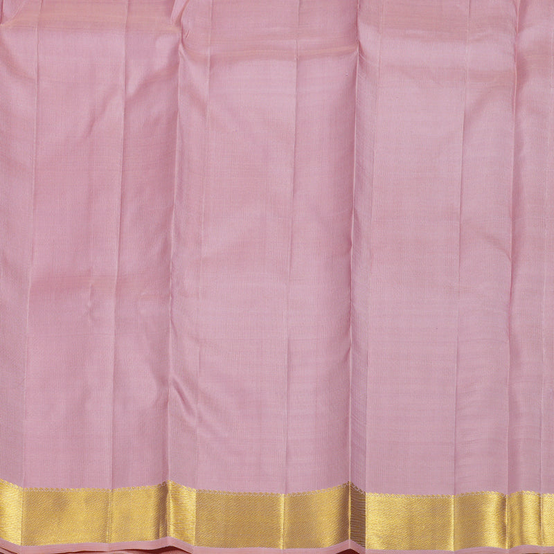 Hayagrivas Baby Pink Handloom Kanjivaram Silk Saree BD435-SBS