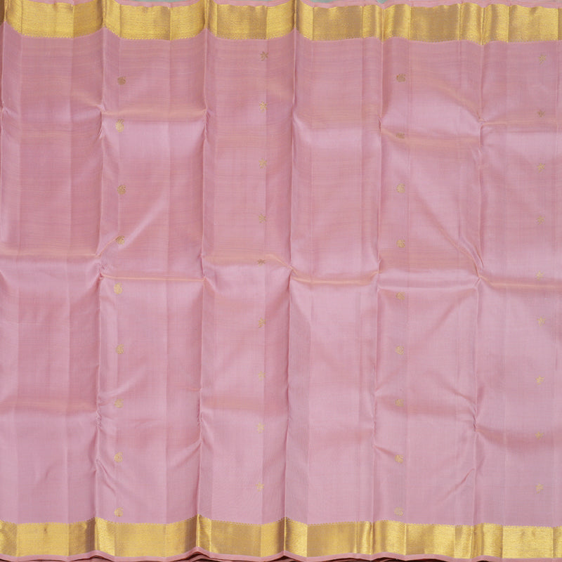 Hayagrivas Baby Pink Handloom Kanjivaram Silk Saree BD435-SBS