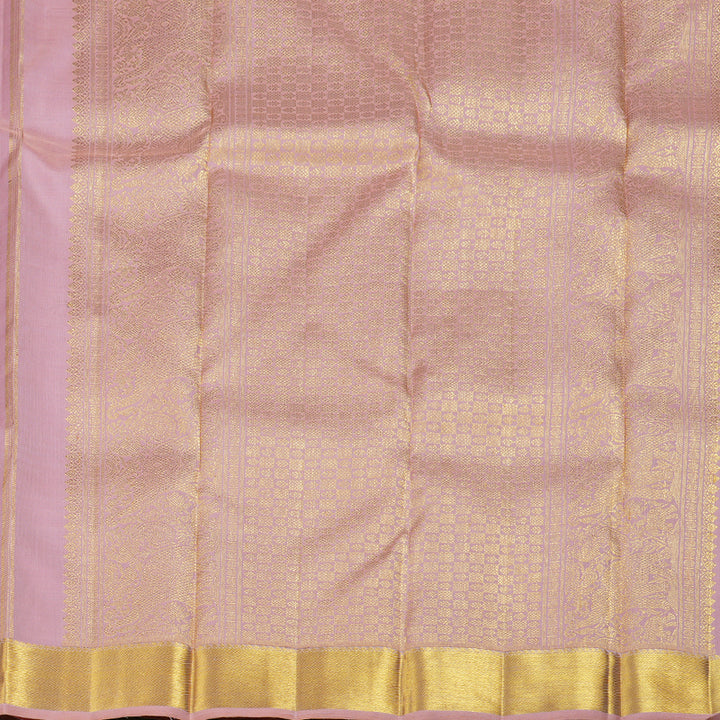 Hayagrivas Baby Pink Handloom Kanjivaram Silk Saree BD435-SBS