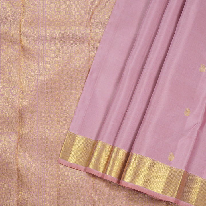 Hayagrivas Baby Pink Handloom Kanjivaram Silk Saree BD435-SBS