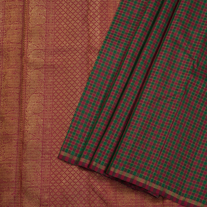 Hayagrivas Handloom Borderless Kanjivaram Silk Saree  BD439-SBS