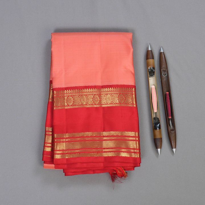 Hayagrivas Handloom Korvai Retta Pettu Kanjivaram Silk Saree BD450-SBS