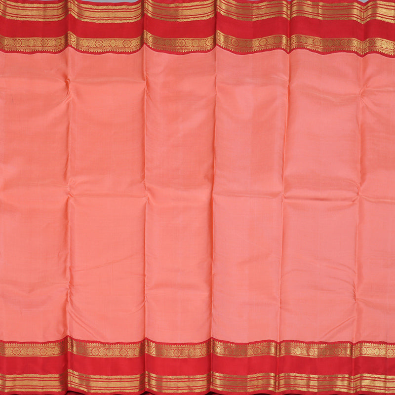 Hayagrivas Handloom Korvai Retta Pettu Kanjivaram Silk Saree BD450-SBS