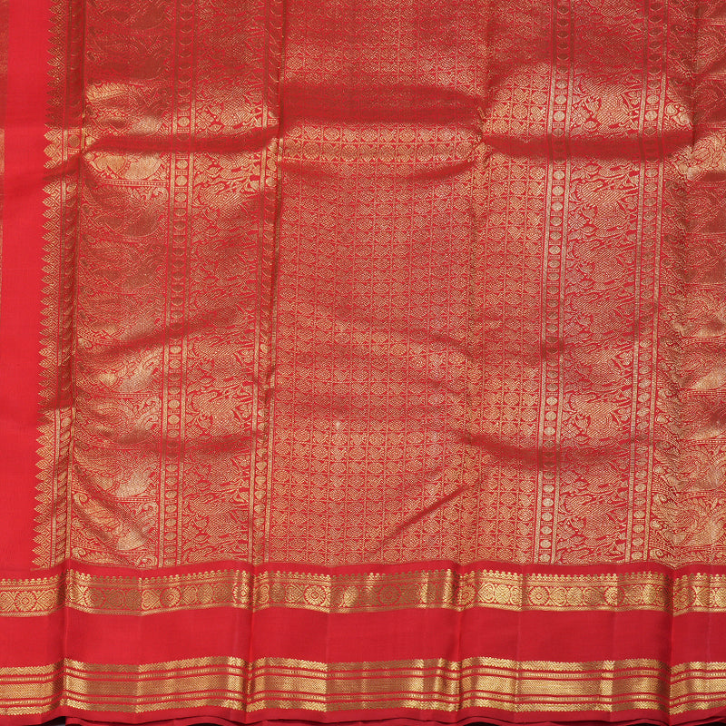 Hayagrivas Handloom Korvai Retta Pettu Kanjivaram Silk Saree BD450-SBS