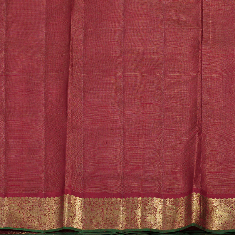 Hayagrivas Maroon Vairaoosi Handloom Ten Yards Kanjivaram Silk Saree BD457-SBS