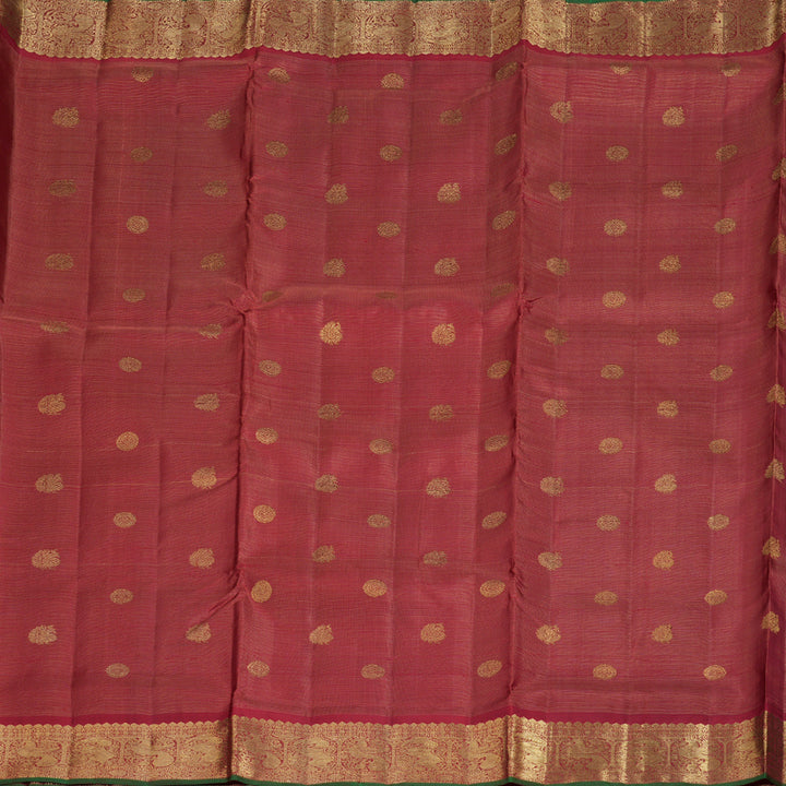 Hayagrivas Maroon Vairaoosi Handloom Ten Yards Kanjivaram Silk Saree BD457-SBS