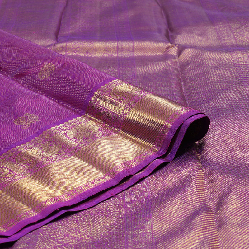 Hayagrivas Purple Handloom Kanjivaram Silk Saree BD458-SBS