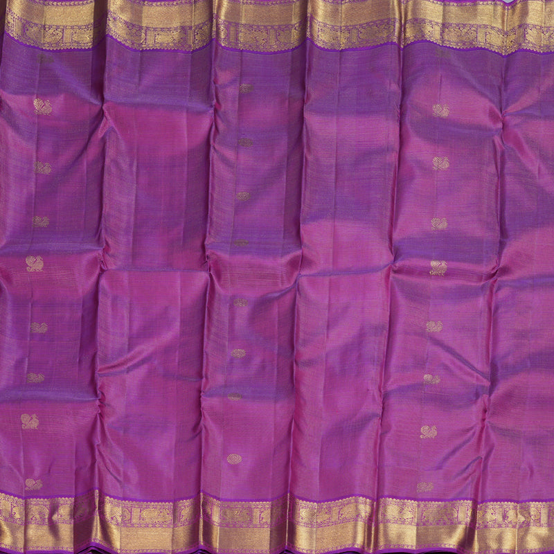 Hayagrivas Purple Handloom Kanjivaram Silk Saree BD458-SBS