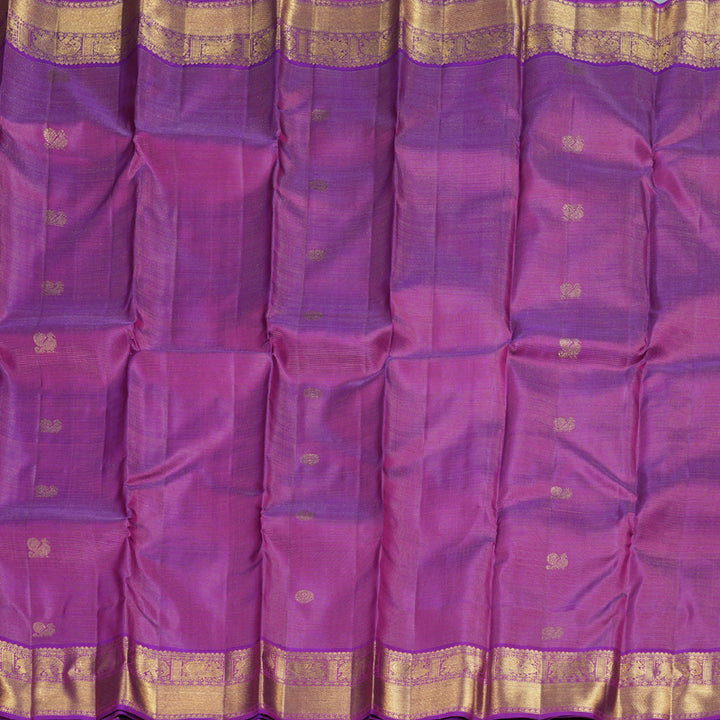 Hayagrivas Purple Handloom Kanjivaram Silk Saree BD458-SBS