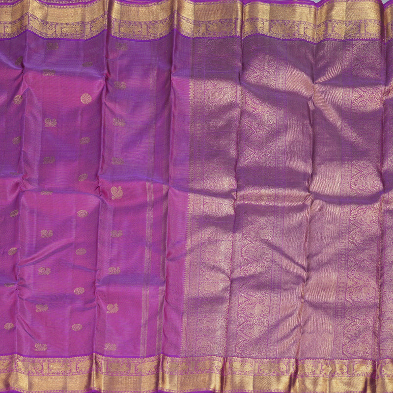 Hayagrivas Purple Handloom Kanjivaram Silk Saree BD458-SBS