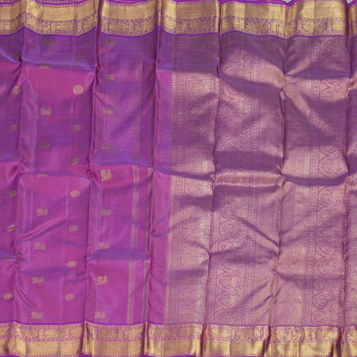 Hayagrivas Purple Handloom Kanjivaram Silk Saree BD458-SBS