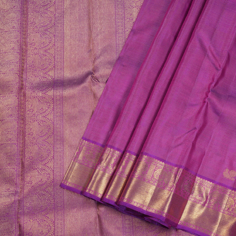 Hayagrivas Purple Handloom Kanjivaram Silk Saree BD458-SBS