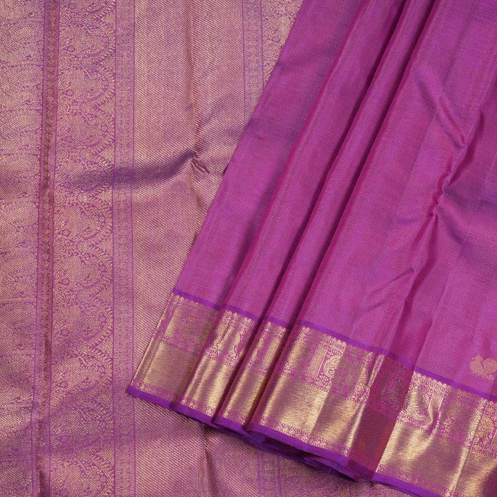 Hayagrivas Purple Handloom Kanjivaram Silk Saree BD458-SBS