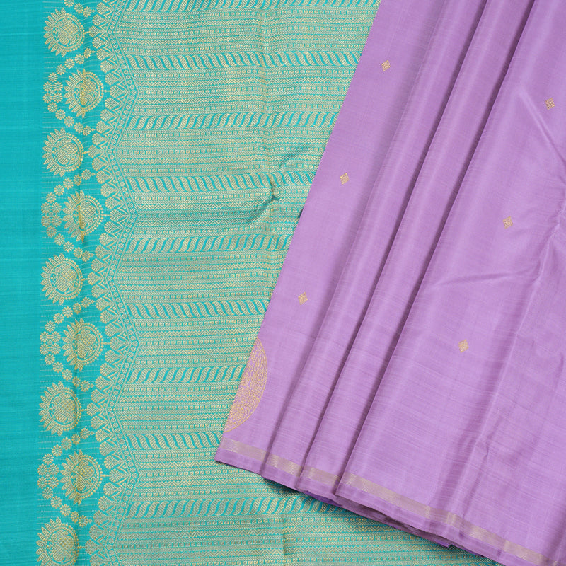 Hayagrivas Lavender Handloom Kanjivaram Silk Saree BD463-SBS