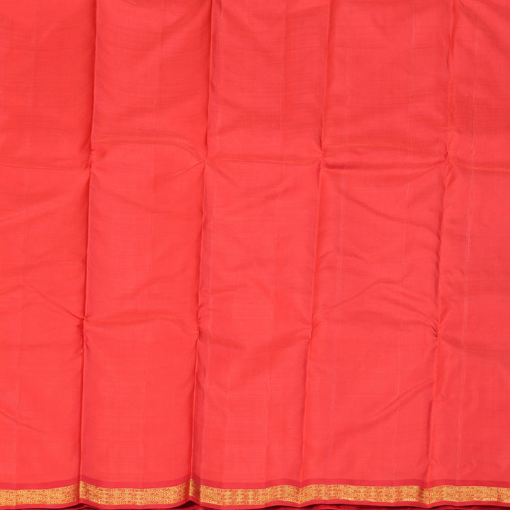 Hayagrivas Red Handloom Kanjivaram Silk Saree BD467-SBS