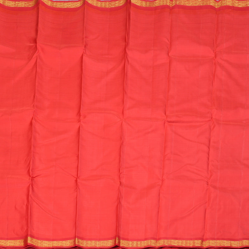 Hayagrivas Red Handloom Kanjivaram Silk Saree BD467-SBS