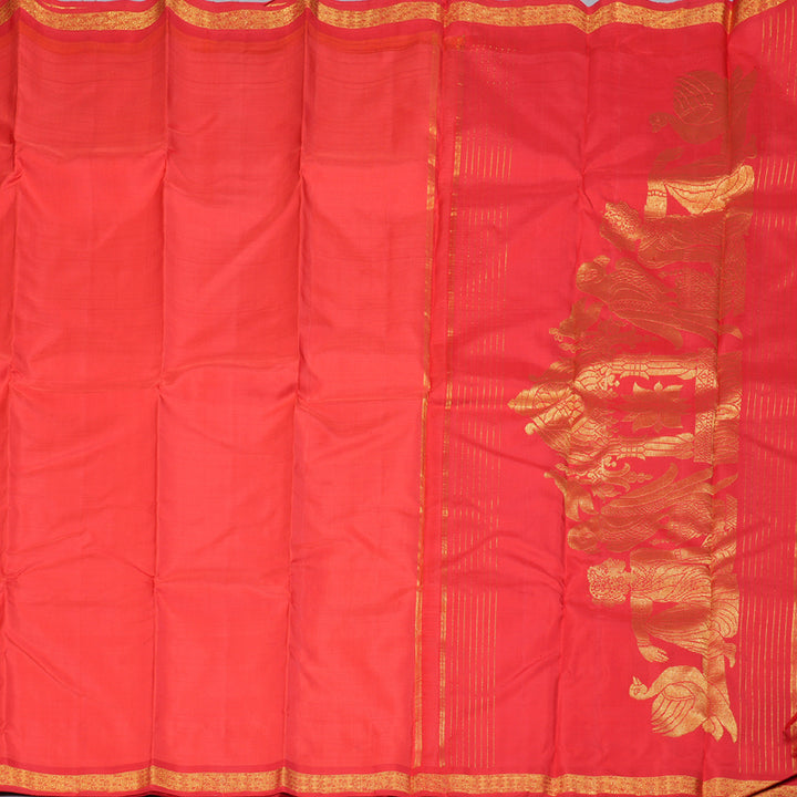 Hayagrivas Red Handloom Kanjivaram Silk Saree BD467-SBS