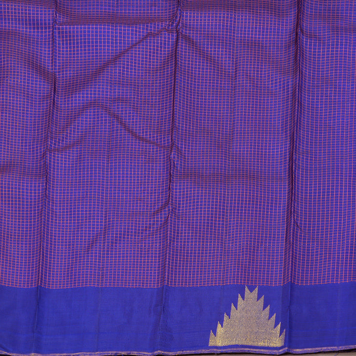 Hayagrivas Blue Handloom Kanjivaram Silk Saree BD469-SBS