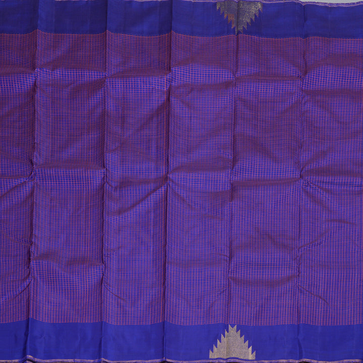 Hayagrivas Blue Handloom Kanjivaram Silk Saree BD469-SBS