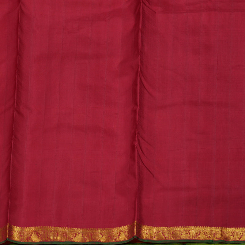 Hayagrivas Mango Yellow Handloom Kanjivaram Ten Yards Silk Saree with Mango Yellow Border BD474-SBS