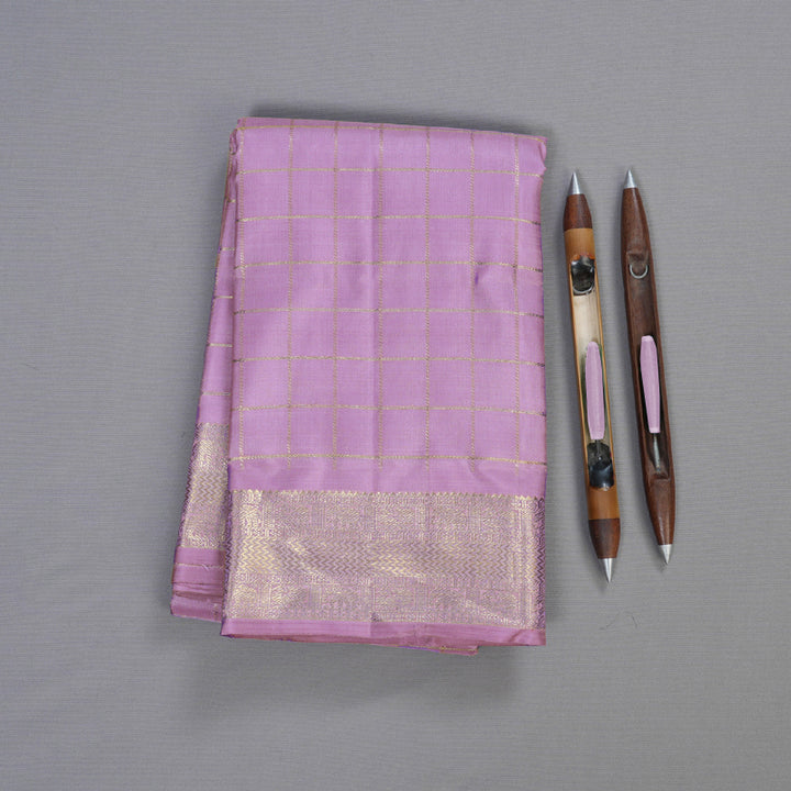 Hayagrivas Lavender Handloom Kanjivaram Silk Saree BD477-SBS