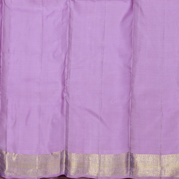 Hayagrivas Lavender Handloom Kanjivaram Silk Saree BD477-SBS