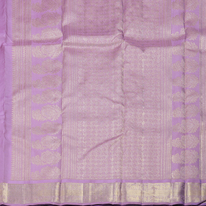 Hayagrivas Lavender Handloom Kanjivaram Silk Saree BD477-SBS