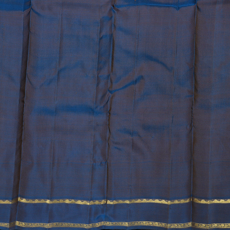 Hayagrivas Blue Handloom Kanjivaram Silk Saree BD480-SBS