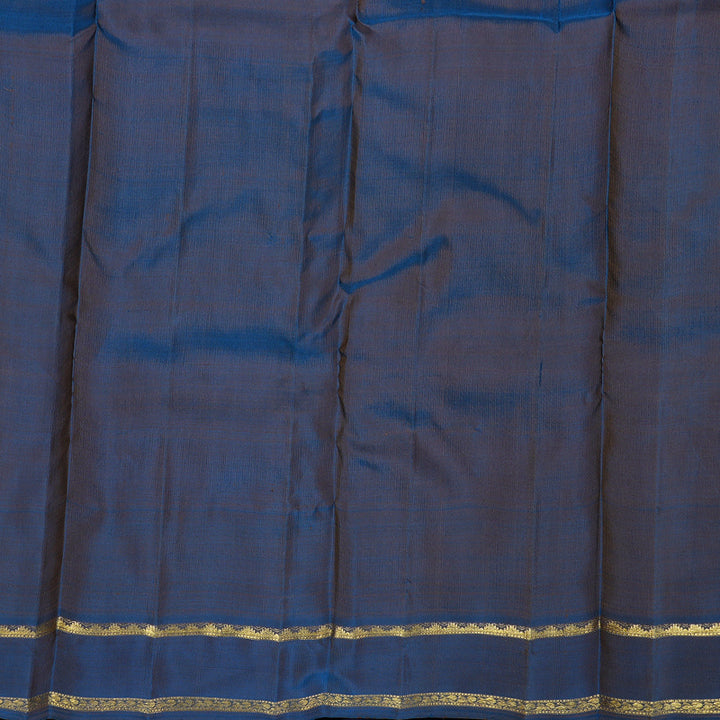 Hayagrivas Blue Handloom Kanjivaram Silk Saree BD480-SBS