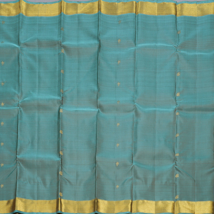 Hayagrivas Pastel Blue Handloom Kanjivaram Silk Saree BD483-SBS