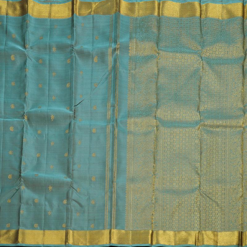 Hayagrivas Pastel Blue Handloom Kanjivaram Silk Saree BD483-SBS