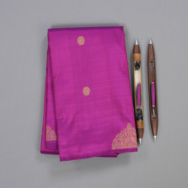 Hayagrivas Purple Handloom Kanjivaram Silk Saree BD497-SBS