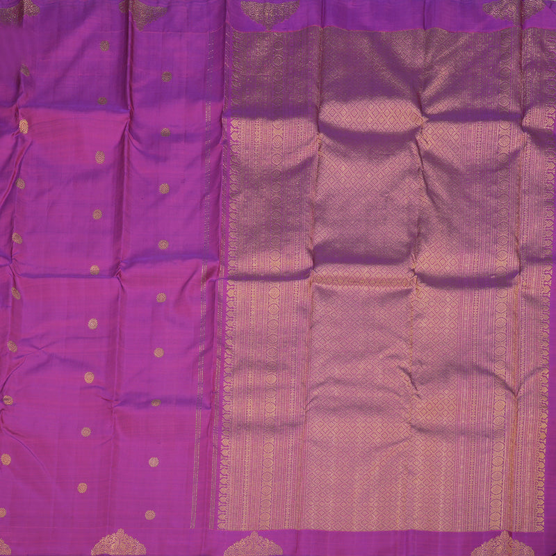 Hayagrivas Purple Handloom Kanjivaram Silk Saree BD497-SBS