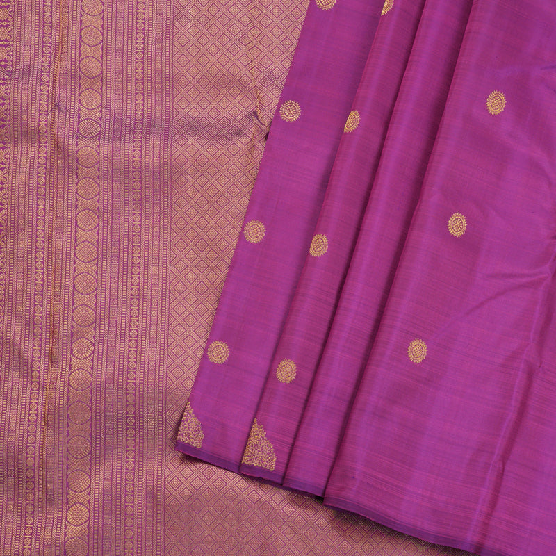 Hayagrivas Purple Handloom Kanjivaram Silk Saree BD497-SBS