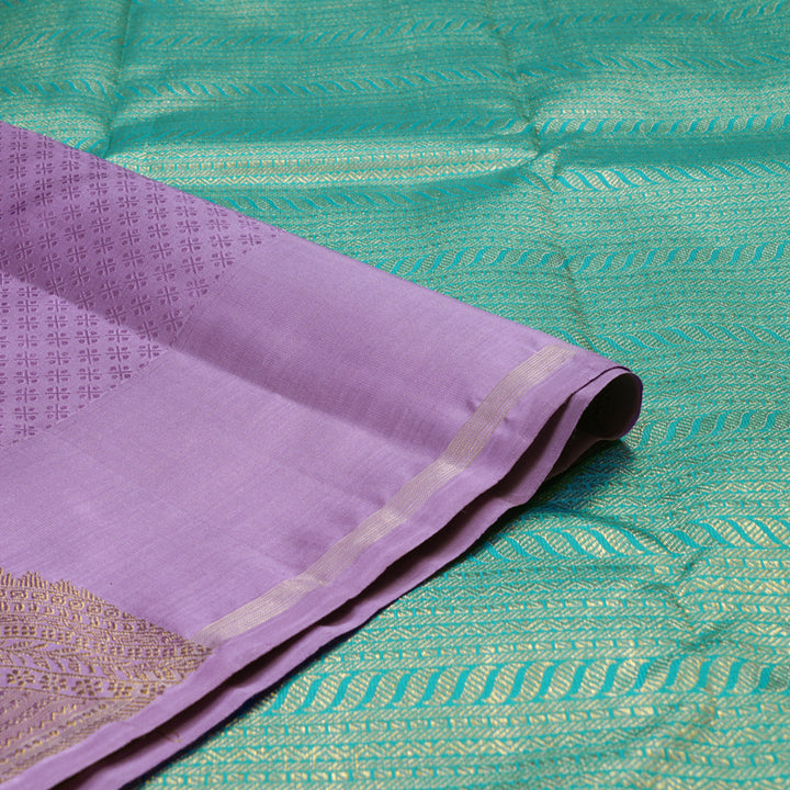 Hayagrivas Lavender Handloom Kanjivaram Silk Saree BD500-SBS