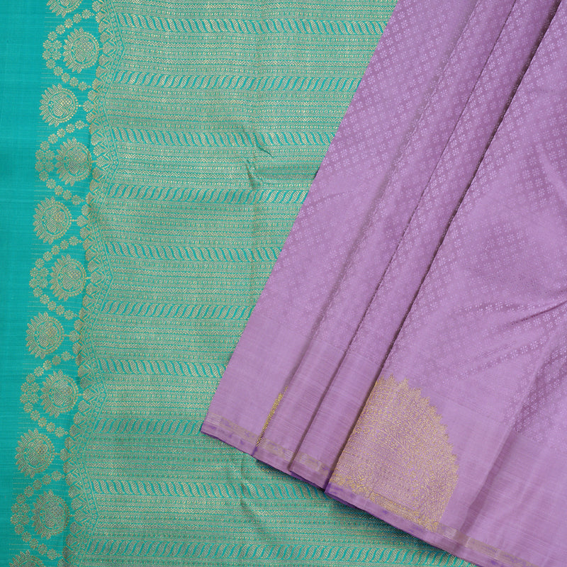 Hayagrivas Lavender Handloom Kanjivaram Silk Saree BD500-SBS