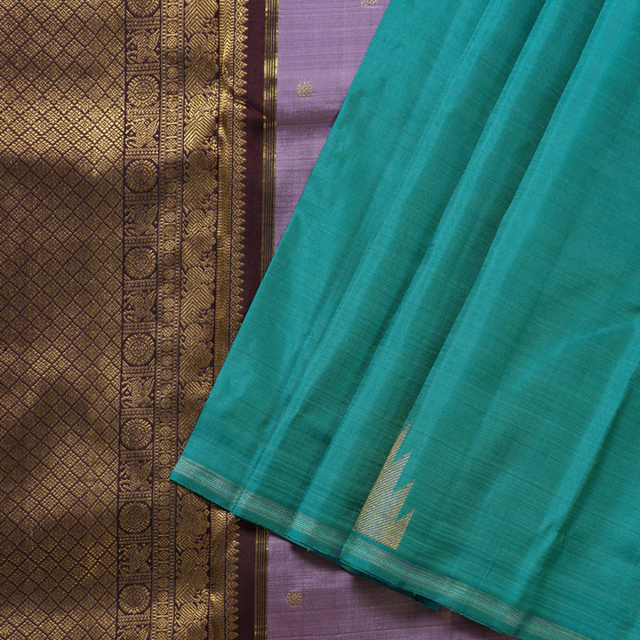 Hayagrivas Handloom Temple Border Kanjivaram Silk Saree HBE170E4-1