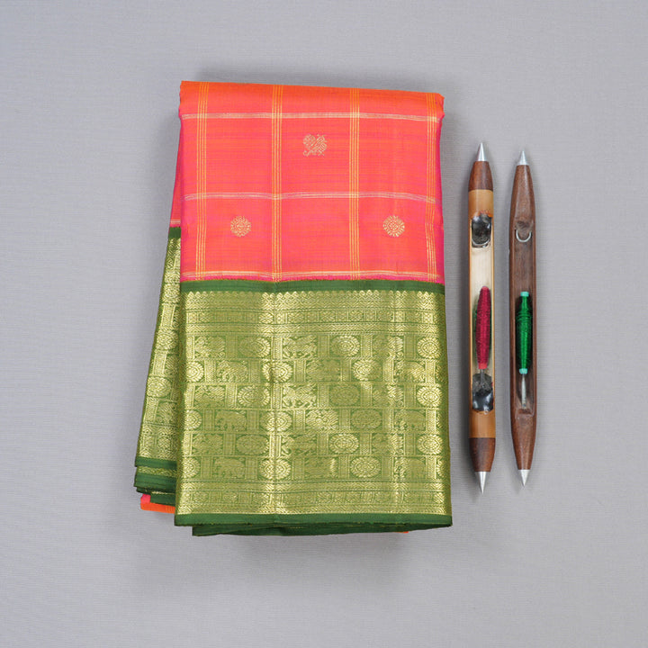 Hayagrivas Handloom Kanjivaram Korvai Silk Saree BD643-SBS
