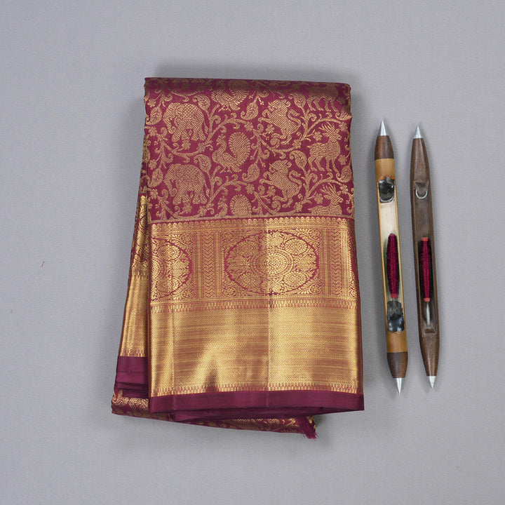 Hayagrivas Handloom Kanjivaram Bridal Silk Saree BD649-SBS