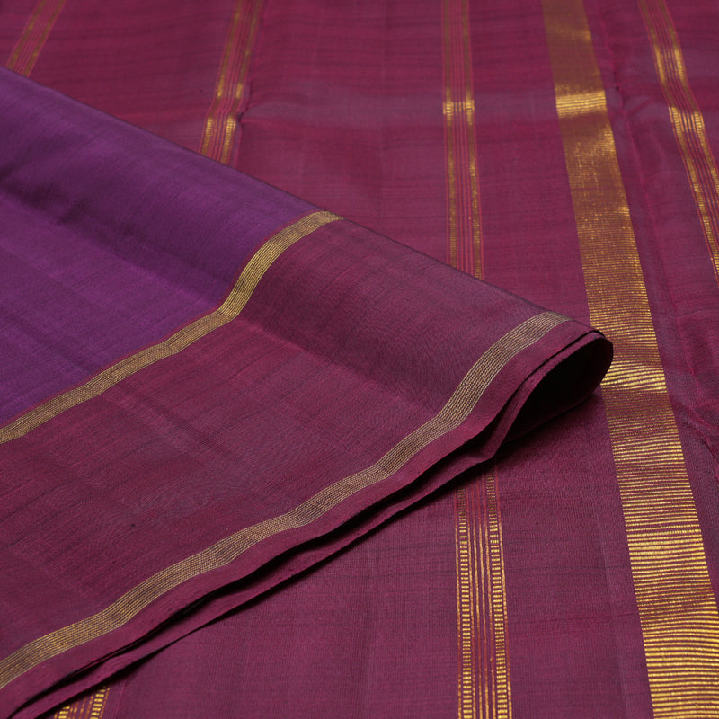 Hayagrivas Handloom Kanjivaram Silk Saree in Serene Purple  BD657-SBS