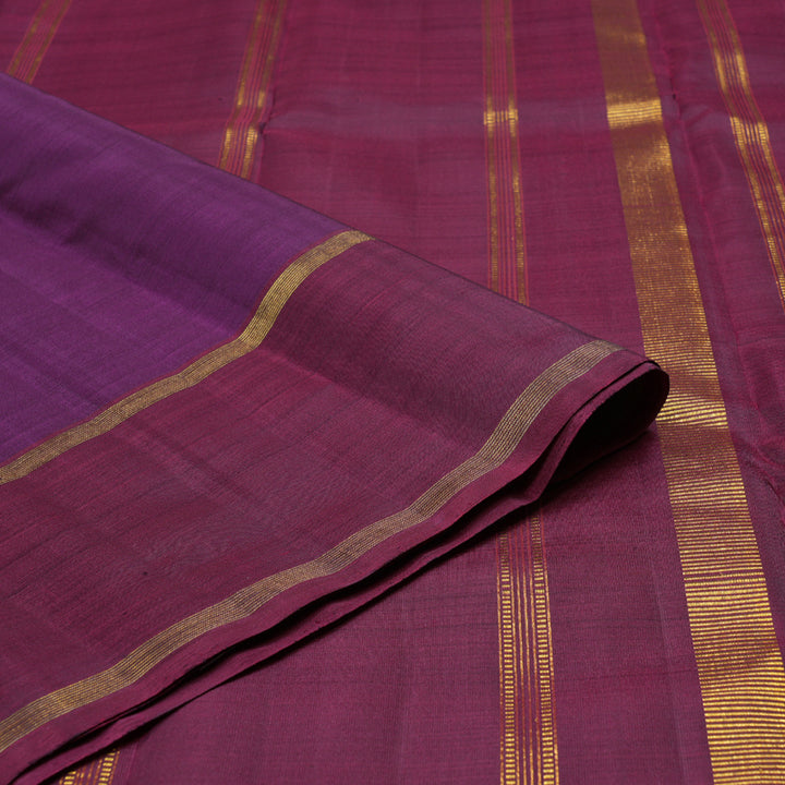 Hayagrivas Handloom Kanjivaram Silk Saree in Serene Purple  BD657-SBS