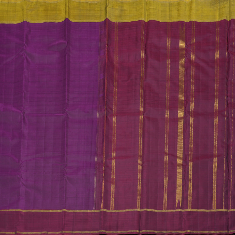 Hayagrivas Handloom Kanjivaram Silk Saree in Serene Purple  BD657-SBS