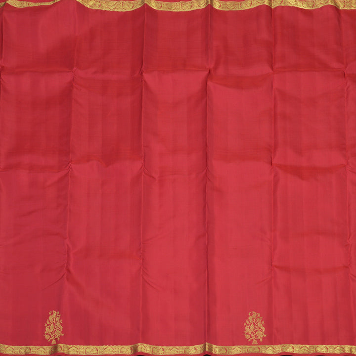 Hayagrivas Handloom Bridal Silk Saree in auspicious shade of Deep Red BE256-SBS