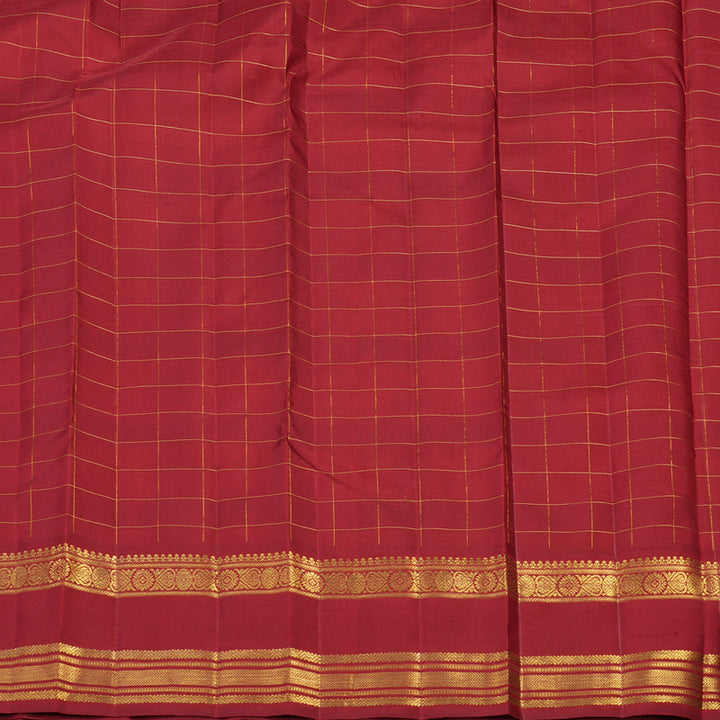 Hayagrivas Handloom Pure Kanjivaram Silk Saree in Multi Colour Checks BE280-SBS