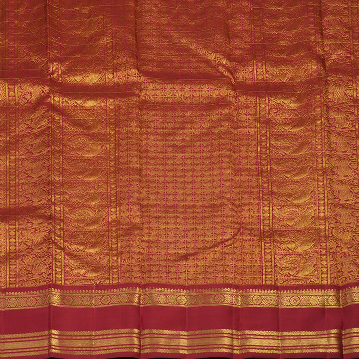 Hayagrivas Handloom Pure Kanjivaram Silk Saree in Multi Colour Checks BE280-SBS