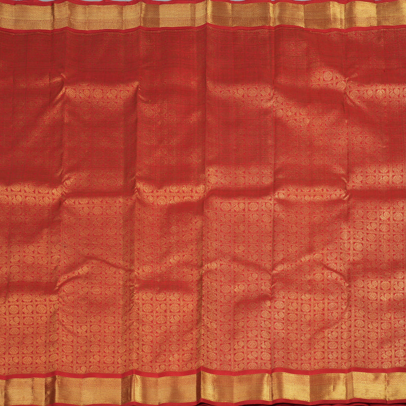 Hayagrivas stunning Bridal Kanjivaram Silk Saree in sophisticated Red BE313-SBS